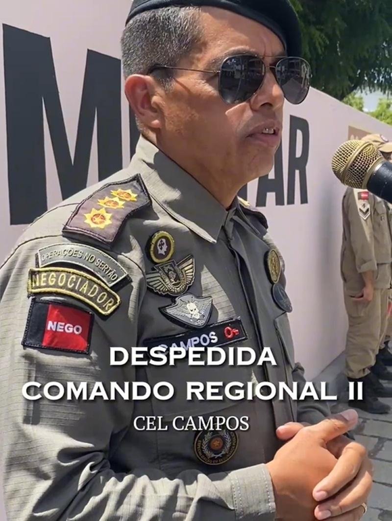 V Deo Coronel Campos Deixa O Comando Do Cpr Ii Ap S Seis Anos De