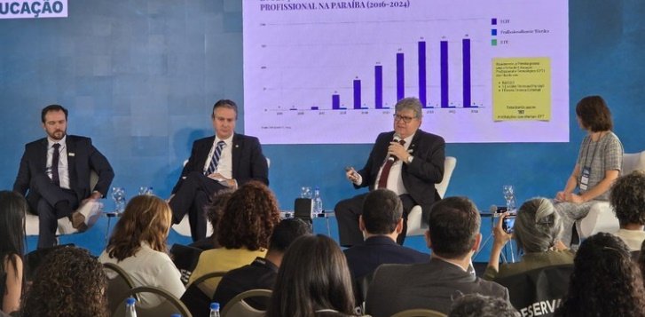 Governador destaca avanços e investimentos no ensino técnico da Paraíba em seminário promovido pelo Valor Econômico