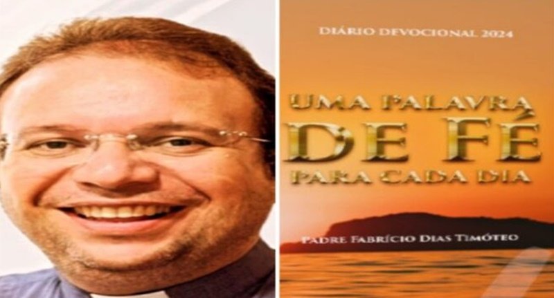 Livro de padre Fabrício começa a ser vendido nesta quarta-feira na loja Servos de Maria, no Patos Shopping
