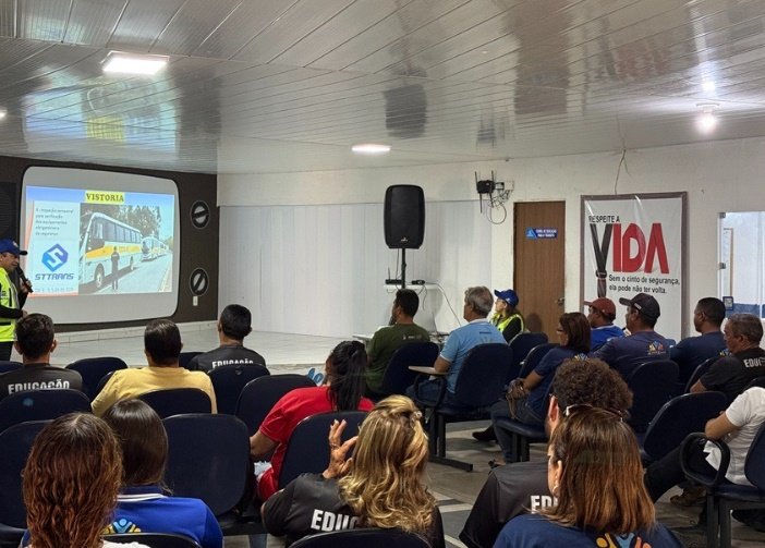 STTRANS promove curso de formação para motoristas e monitores escolares do município de Patos