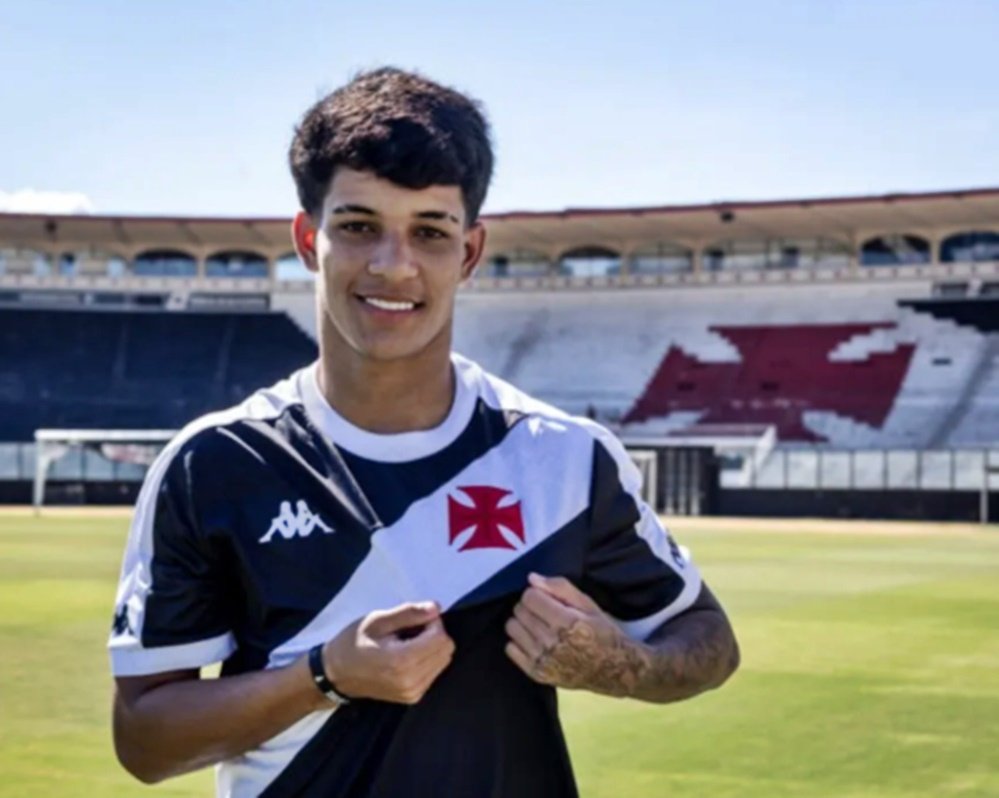 Paraibano de Patos disputa a Copinha pelo Vasco após ano de destaque na base do Cruzmaltino