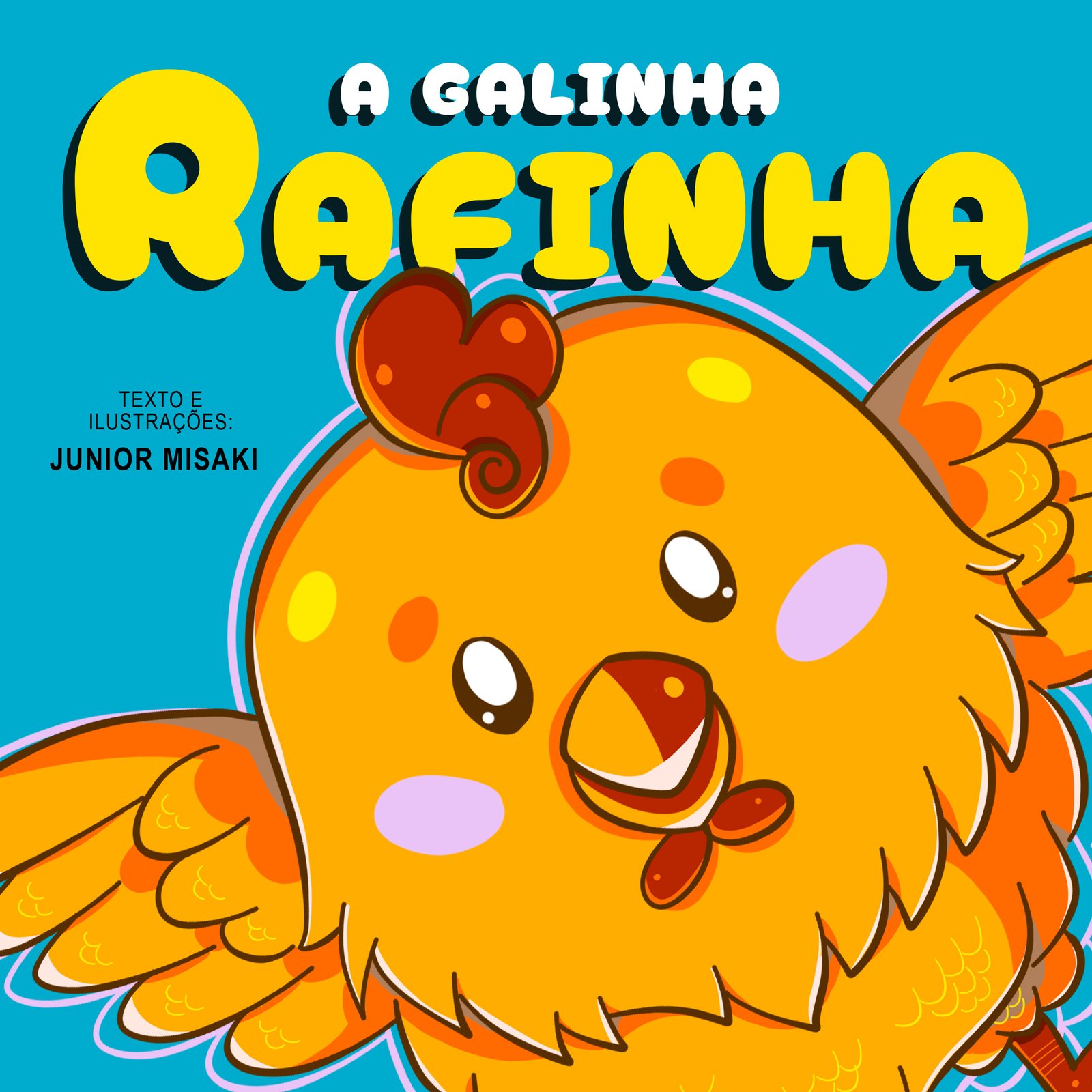 Junior Misaki lança livro infantil “A Galinha Rafinha” neste sábado, em Patos