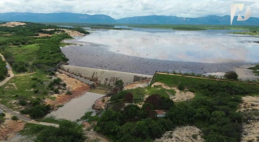 Barragem da Farinha registra nesta quarta-feira (04) 82,55% da capacidade