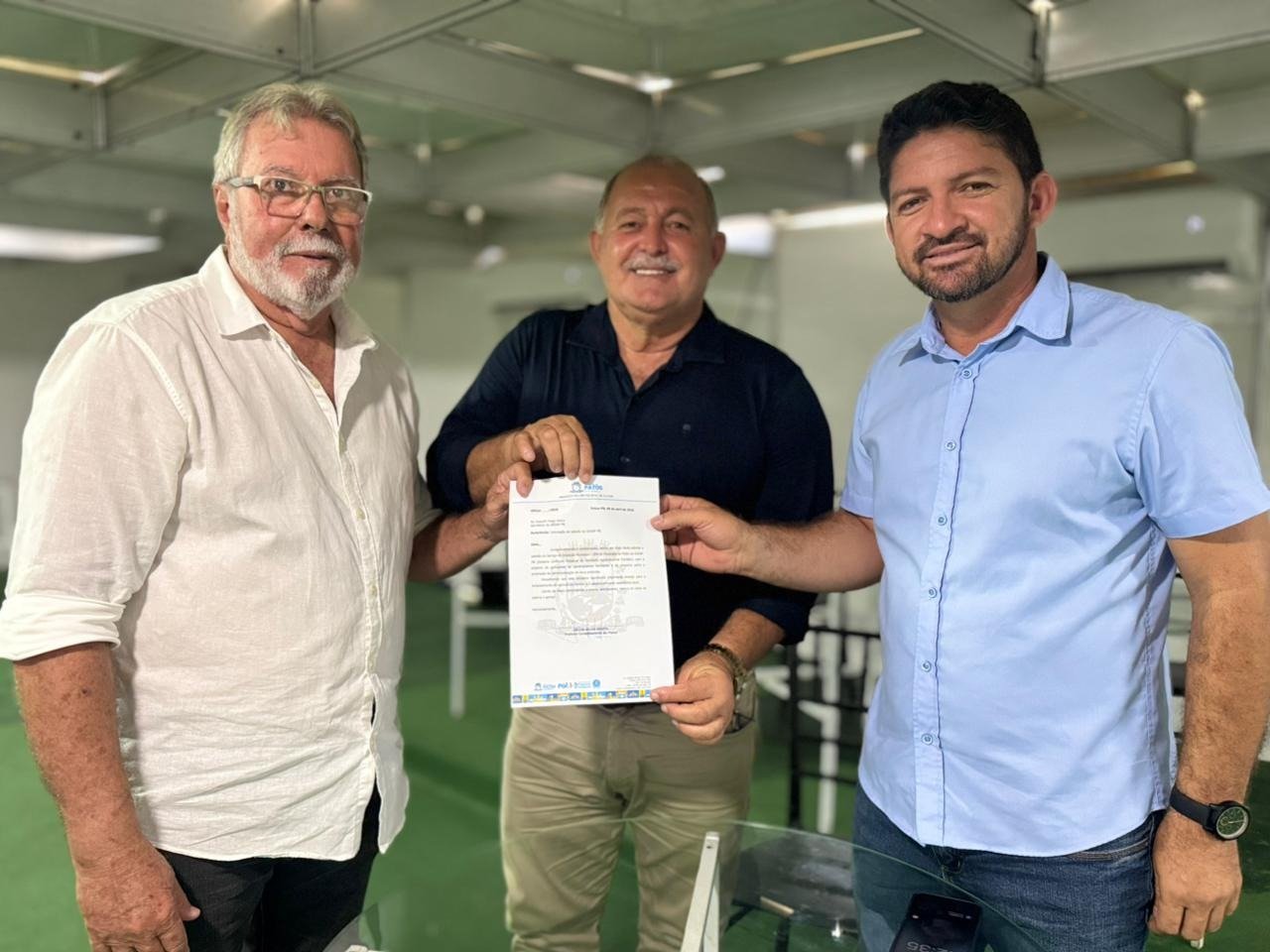 Prefeito de Patos, professor Jacob Souto, assina termo de adesão ao SUSAF