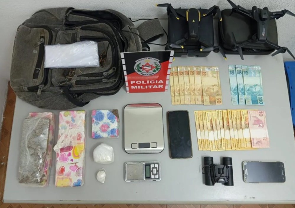 PM prende suspeito que usava drones para monitorar policiais em São Mamede