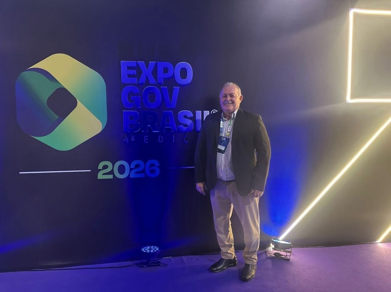 Prefeito de Patos, Professor Jacob, participa da Expo GovBrasil 2026 em São Paulo