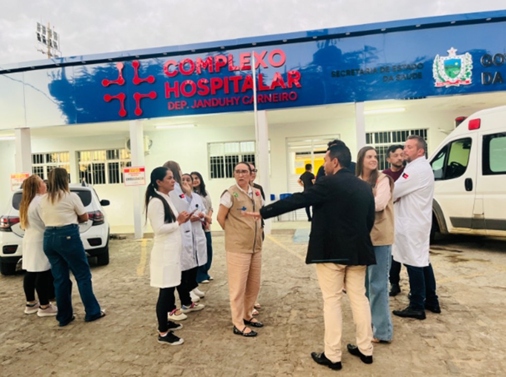 Primeira visita da secretária executiva Tália Sales ao Hospital de Patos destaca papel estratégico da unidade para a saúde do Sertão