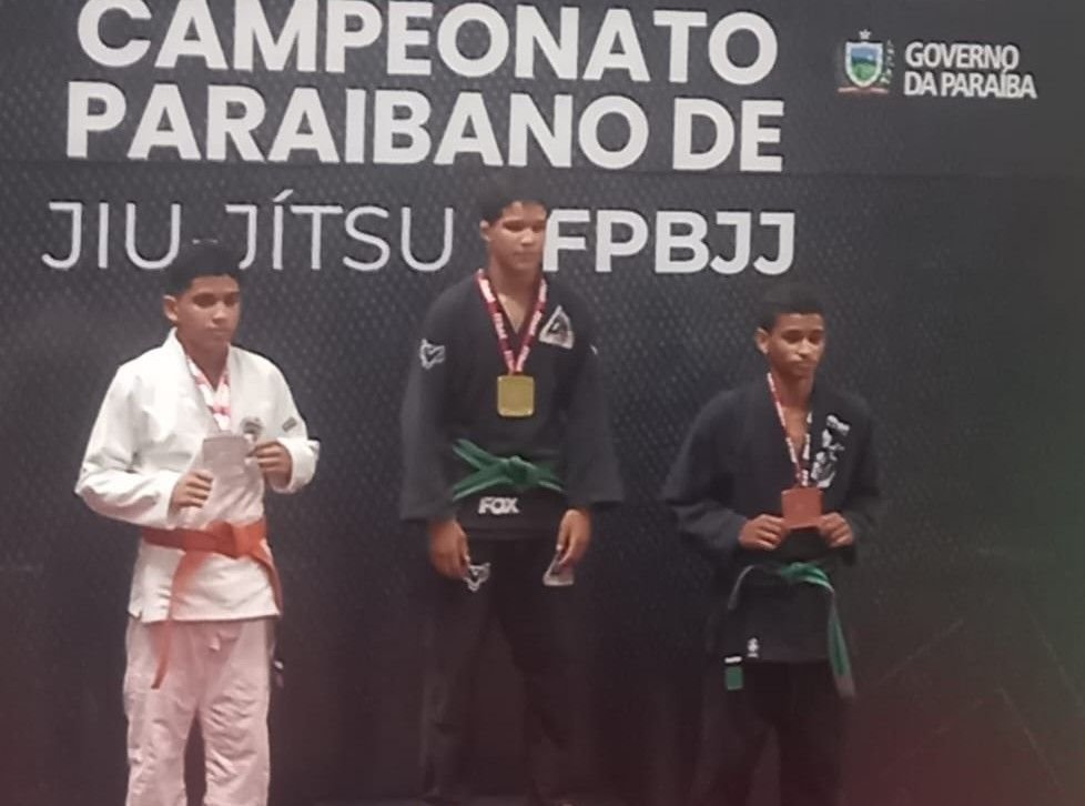 Atleta de Santa Terezinha conquista bronze no Campeonato Paraibano de Jiu-Jitsu 2026