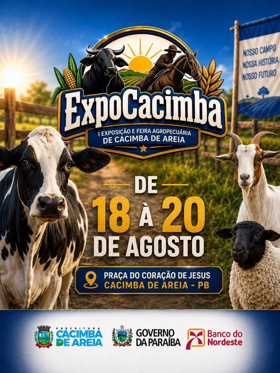 Prefeitura de Cacimba de Areia promove a 1ª ExpoCacimba