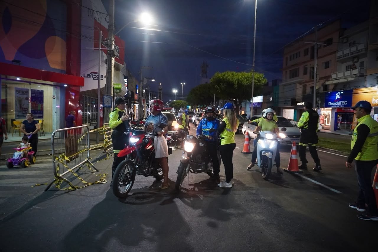 STTRANS Patos realiza atividade educativa para fortalecer a segurança de motociclistas