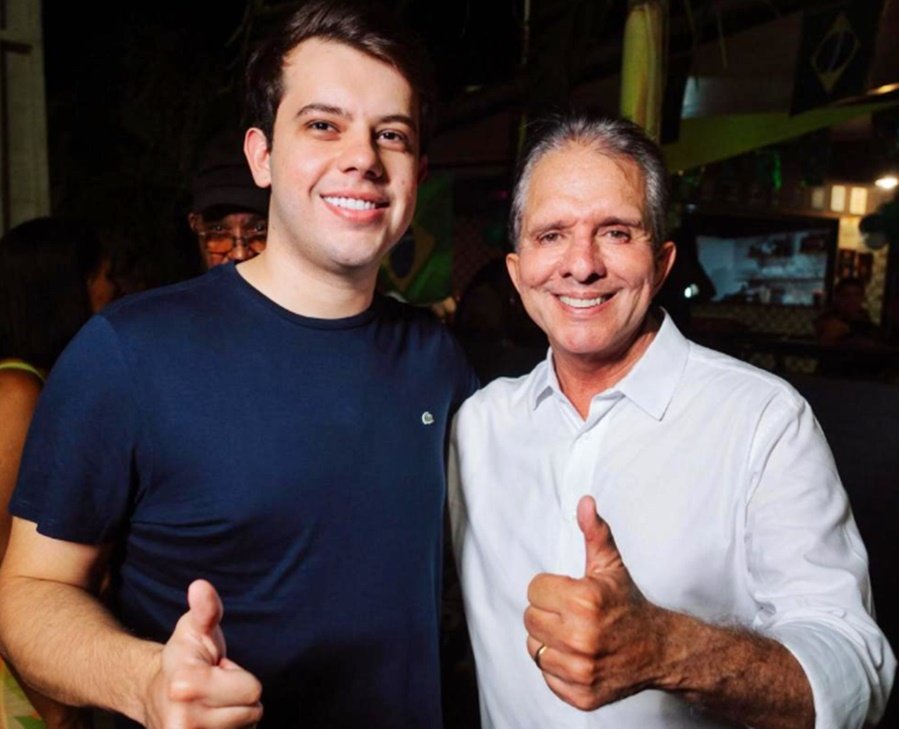 Sinal político: filho de Ademir Morais aparece ao lado de Nabor e reforça articulação para 2026