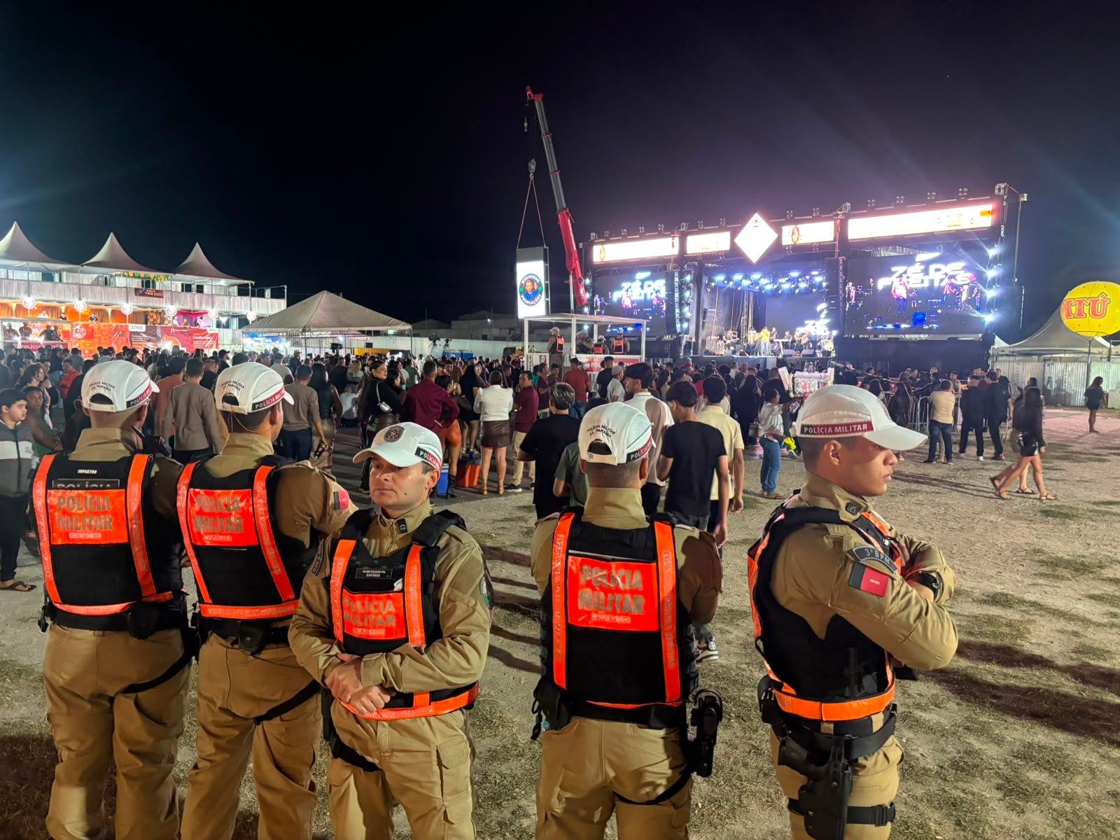 Polícia Militar garante Segurança na primeira noite do festival do frio em Maturéia