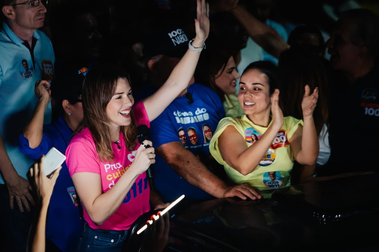 Ao lado de Nabor e Camila Mariz, Olívia Motta defende propostas para saúde, proteção e autonomia das mulheres