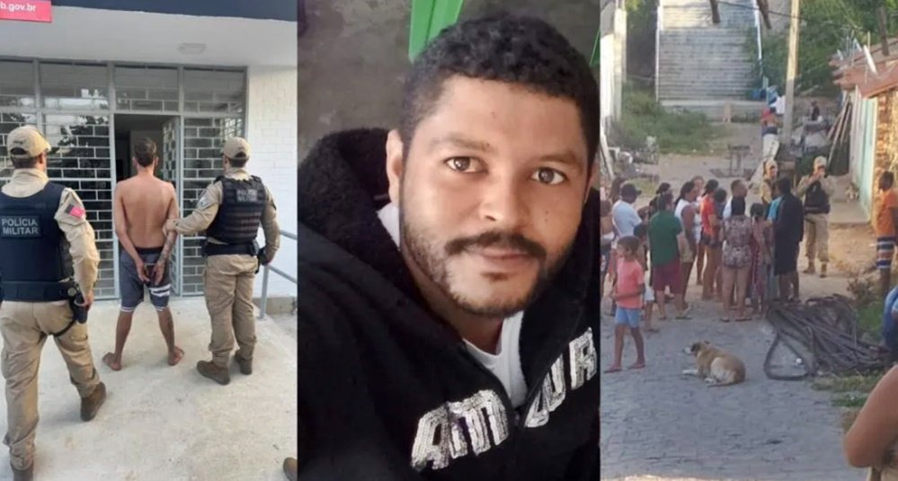 Homem de 36 anos é morto a facadas no centro de Teixeira; suspeito é preso em flagrante pela PM