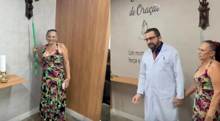 Paciente de Olho D’Água vence câncer de colo do útero e recebe alta definitiva no aniversário de 8 anos do Hospital do Bem, em Patos