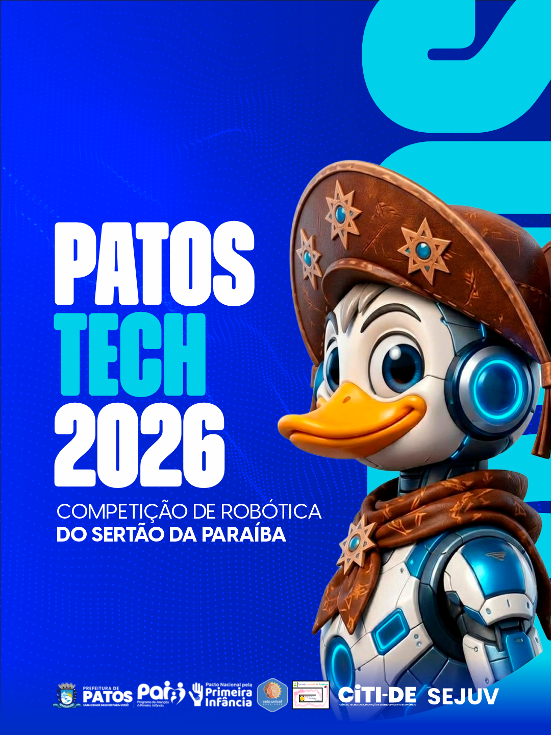 Robôs, tecnologia e inovação: Patos Tech reúne mais de 70 equipes nesta terça-feira (27)