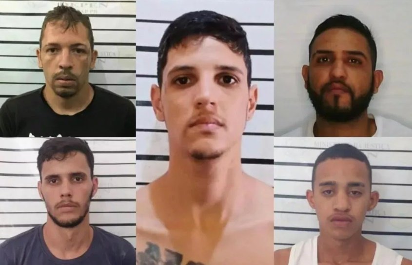 Cinco detentos fogem da Cadeia Pública de Taperoá, no Sertão da Paraíba; forças de segurança realizam buscas